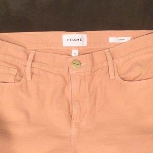 Frame le Garçon Jeans, tailored straight leg